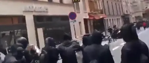 Manifestanții anti-Macron au marcat „Ziua Muncii prin proteste violente. Poliția a reținut peste o sută de persoane