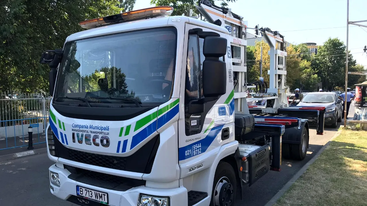 Primele autoturisme ridicate în Capitală de către compania municipală. Locurile în care erau parcate par să justifice acțiunea