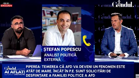 Piperea, dezvăluire uluitoare de la Strasbourg. Ce pregătește Parlamentul European pentru a frâna ascensiunea AfD