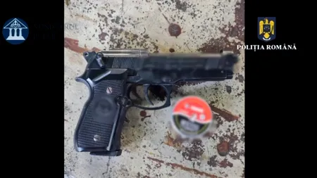 Operațiunea JUPITER în București. Polițiștii au ridicat două arme de tip pistol și 250 proiectile tip alică