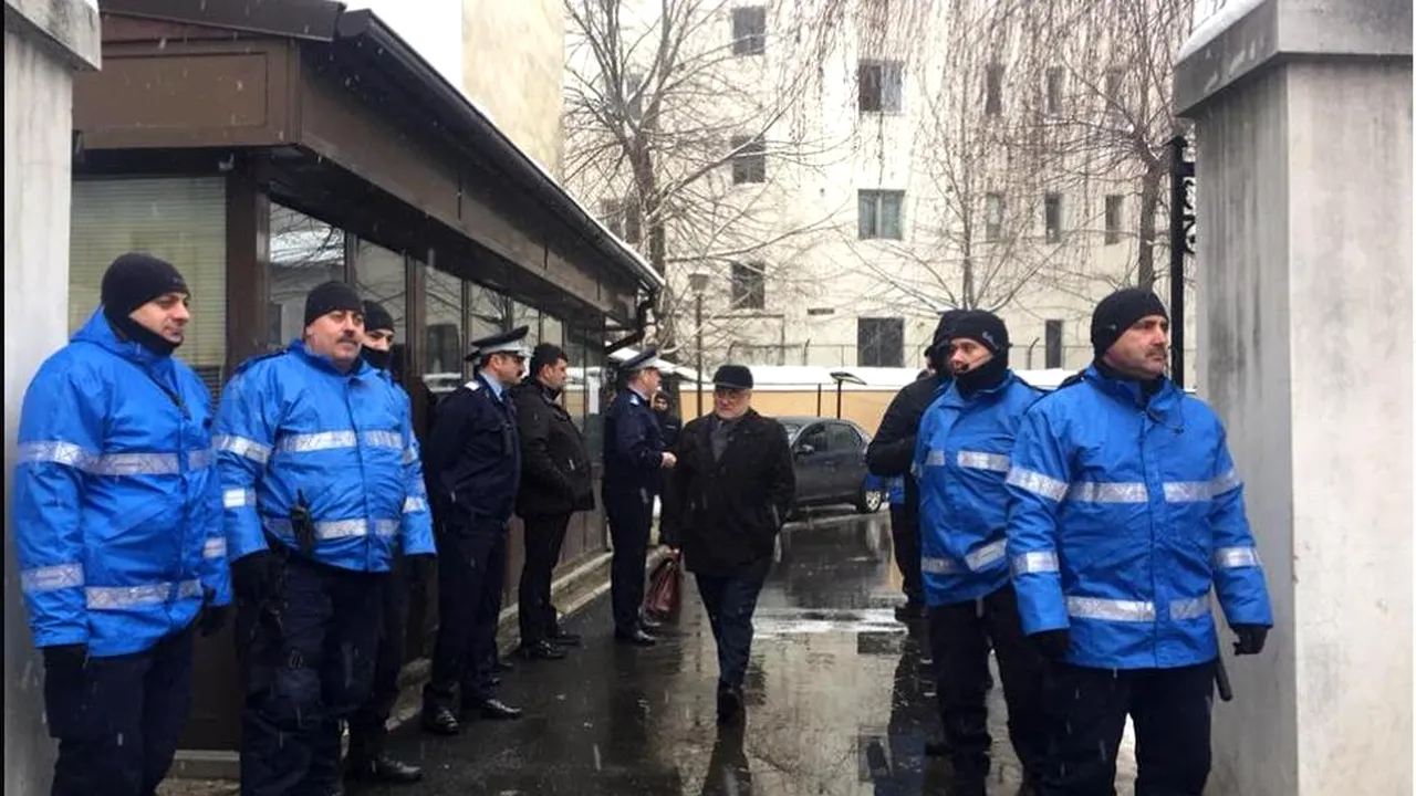 Jandarmeria Capitalei, primele explicații pentru numărul mare de jandarmi de la ÎCCJ în ziua audierii lui Liviu Dragnea