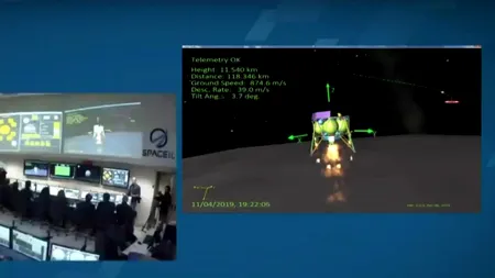 Naveta spațială Beresheet s-a prăbușit. Tentativa de aselenizare a israelienilor, soldată cu un eșec - VIDEO
