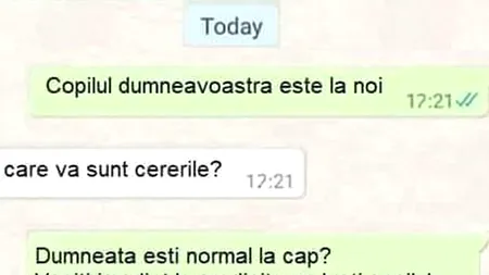 BANCUL de duminică | „Copilul dumneavoastră este la noi”