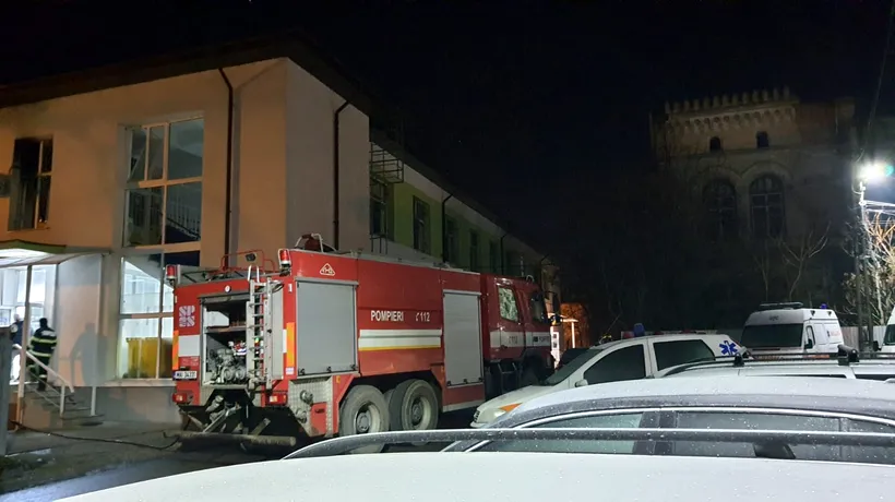 Anchetă la Spitalul din Roman, după izbucnirea incendiului! Poliţia verifică şi camerele de supraveghere (FOTO)