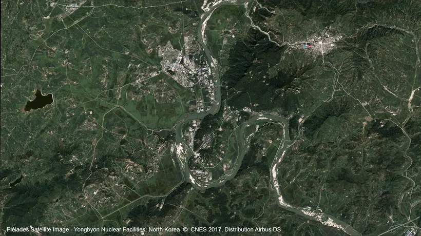 Cea mai mare instalație nucleară din Coreea de Nord ar fi fost afectată de inundații