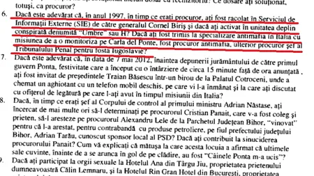 Cum arată interpelarea senatorului Valer Marian, care i-a folosit președintelui ca indiciu pentru a-l „deconspira