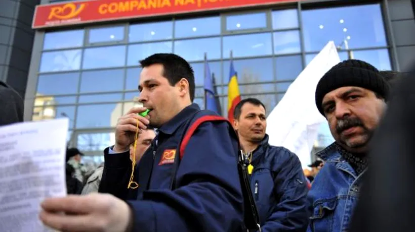 Protest al angajaților Poștei Române, în mai multe orașe din țară