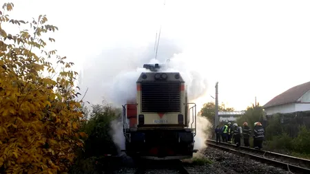 Incident în gara din Cluj: Incendiu la locomotiva trenului internațional de Viena. Călătorii au fost evacuați