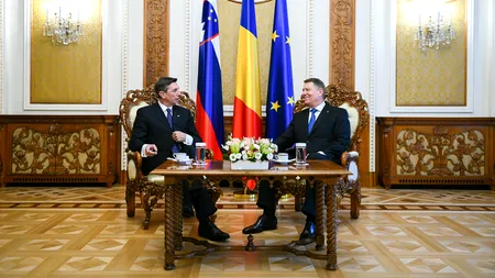 Am avansat ideea EXTINDERII UE în Balcanii de Vest. Klaus Iohannis, întâlnire cu Borut Pahor, președintele Sloveniei. Marea Britanie trebuie să se retragă ORDONAT din UE