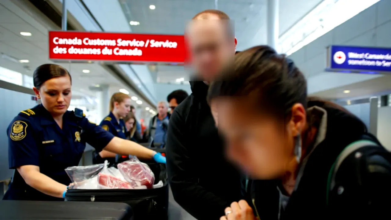 Doi români au vrut să intre în Canada cu șase batoane de salam și două găini, dar au ajuns subiect de documentar pe HISTORY Channel