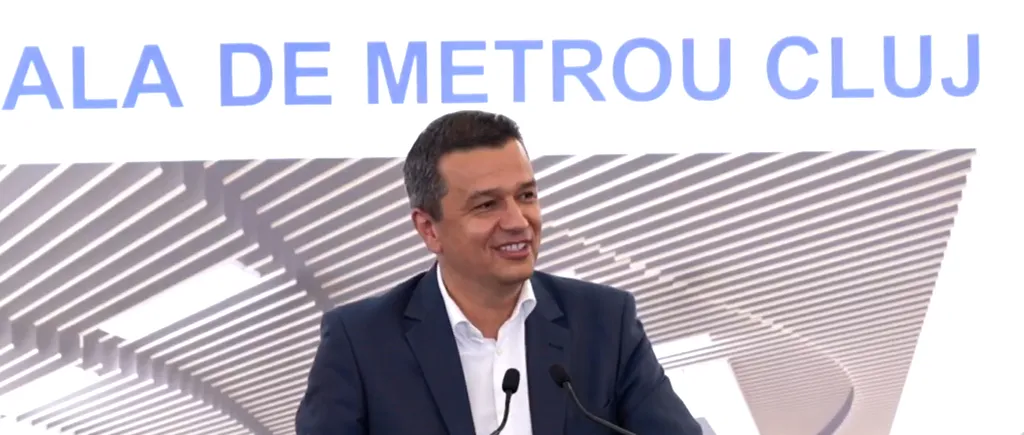 Sorin Grindeanu, la deschiderea șantierului de metrou din CLUJ: Ca timișorean, sunt invidios pe dumneavoastră