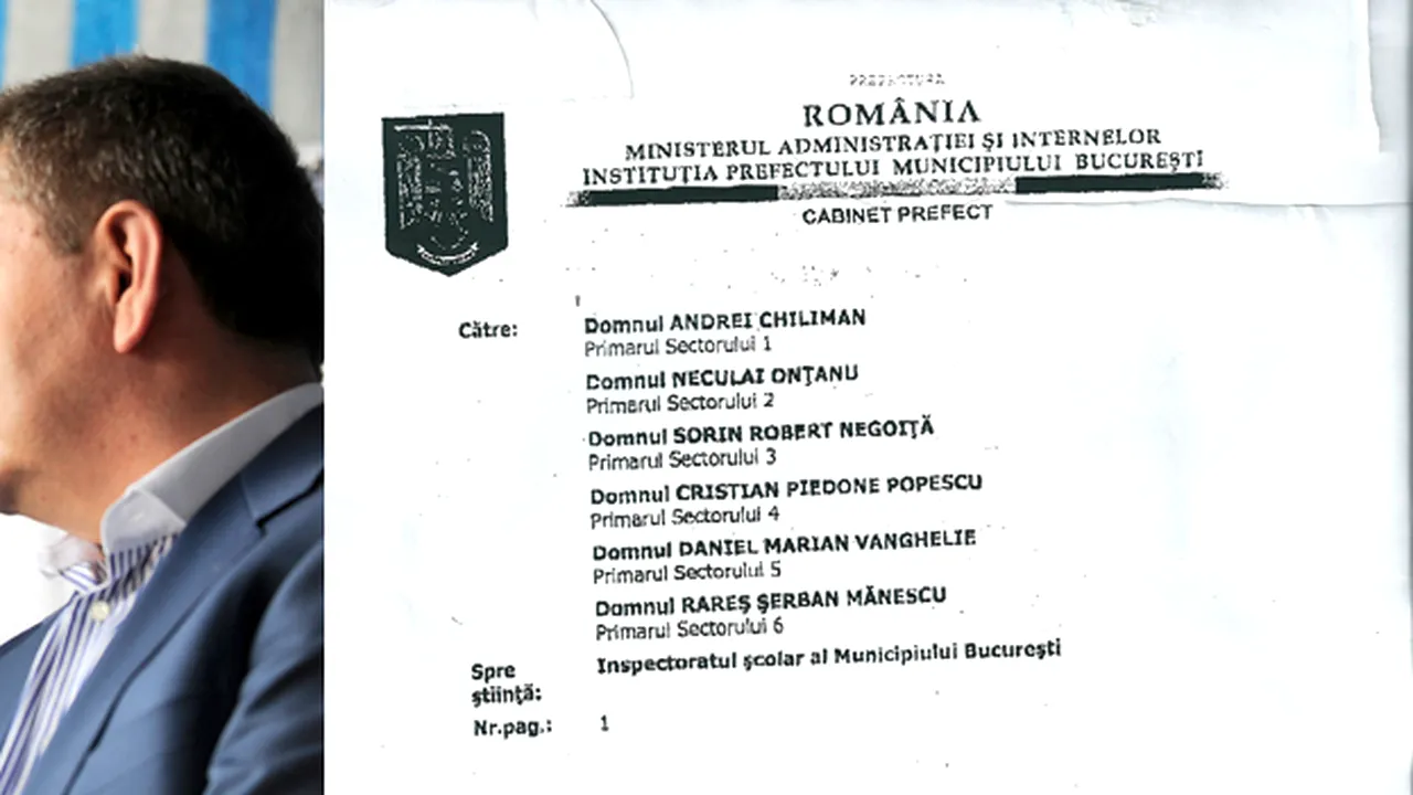 REFERENDUM 2012. Ordin oficial: 