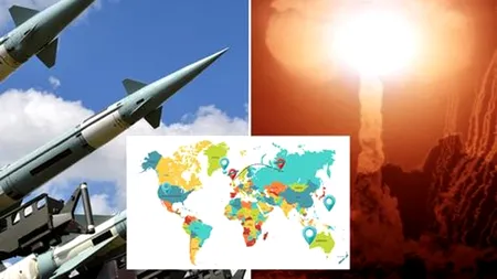 Harta celor mai sigure locuri în care poți supraviețui unui atac nuclear. Este sau nu România printre ele?