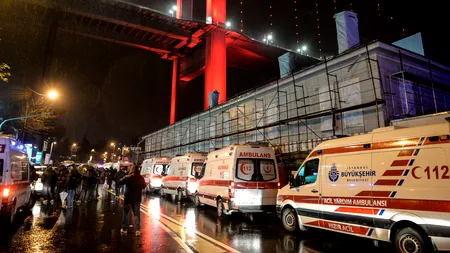 Atac terorist la Istanbul: 39 de oameni au fost uciși într-un club unde petreceau de Revelion. ISIS a revendicat atacul. UPDATE