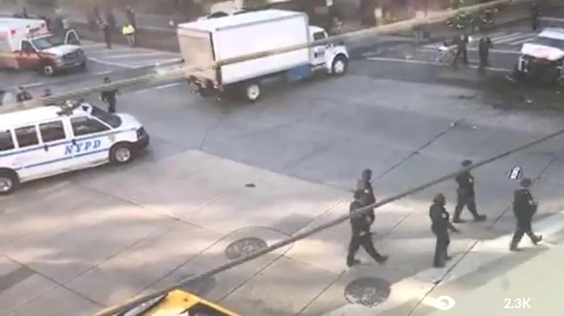 VIDEO. Panică la New York după un incident terorist într-o autogară. Explozia, provocată de un islamist care s-a aruncat în aer. UPDATE
