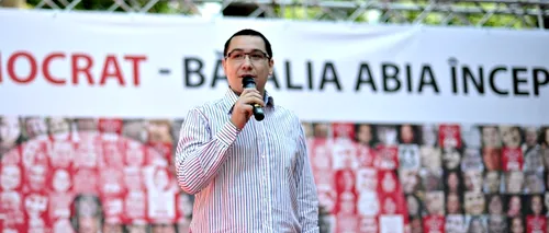 Ponta: Dacă USL nu obține majoritatea, în mod sigur nu voi mai rămâne prim-ministru. Ce îi răspunde premierul lui MRU