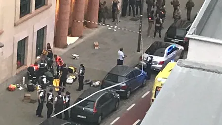 Atac eșuat în Bruxelles: Un individ a fost împușcat după ce a atacat doi soldați belgieni