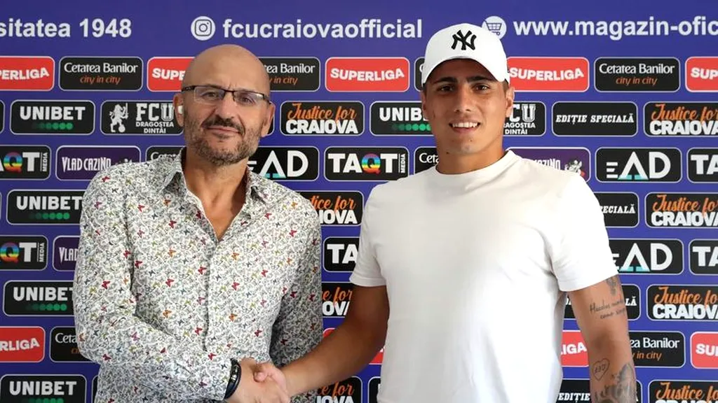 Juan Bauza, clauză de reziliere uriașă în noul contract cu FC U Craiova! Ce durată are înțelegerea cu oltenii