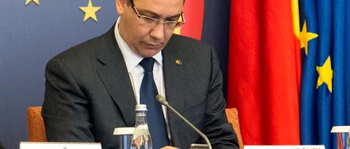 Ponta propune o întâlnire rapidă a liderilor tuturor partidelor parlamentare, pentru Constituție