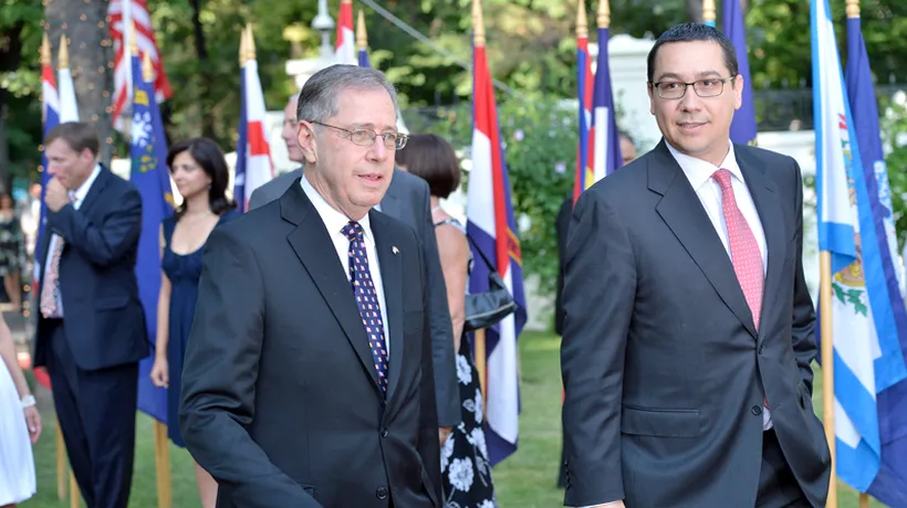 Ambasadorul SUA s-a întâlnit cu premierul Ponta la Guvern