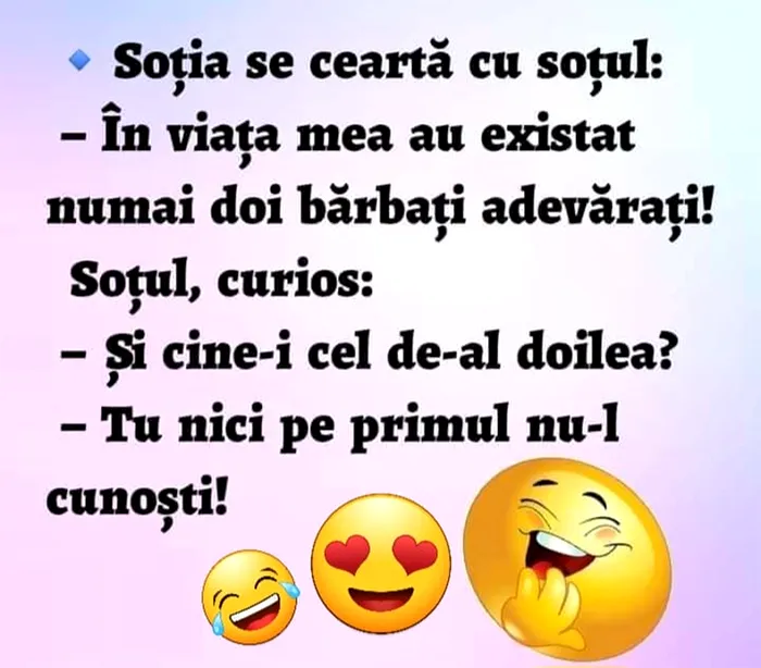 Bancul de miercuri Nevasta și cei doi bărbați adevărați 