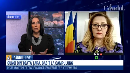 GÂNDUL LIVE. Elena Lasconi, primarul din Câmpulung Muscel, despre deșeurile din municipiu: „Dacă trebuie să mă mut cu biroul pe treptele Ministerului Mediului, asta o să fac!”