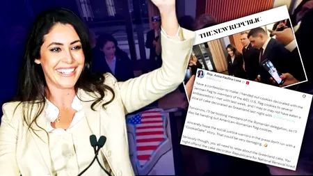 Anna Paulina Luna, congressmană SUA, ironizează reacțiile de la București după ce George Simion a tăiat tortul în formă de Groenlanda: „Trebuie să vă relaxați”