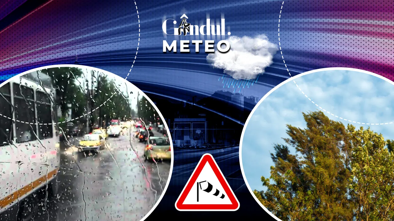 Meteorologii au schimbat prognoza. Unde va ploua în averse, unde vor fi descărcări electrice și chiar ninsoare. ANM, informații de ultimă oră pentru Gândul