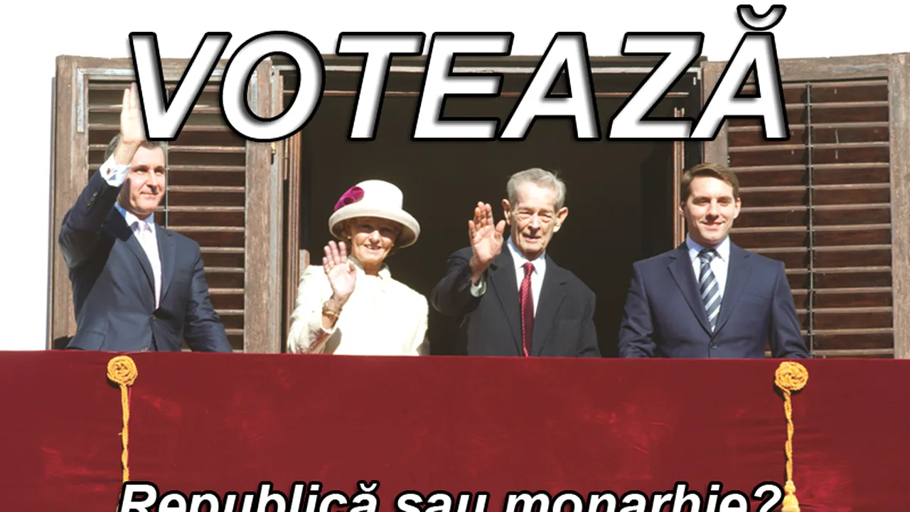 SONDAJ. Republică sau monarhie? Ce alegeți?