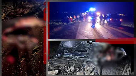 FOTO - VIDEO | Accident groaznic în Ilfov: Un șofer a intrat într-o căruță. Au murit atât el, cât și căruțașul și calul acestuia. „Are acul la 190 km/h” / Imagini cu puternic impact emoțional
