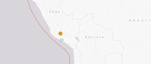 Un nou cutremur, de 5,7 grade, produs în sudul statului Peru 