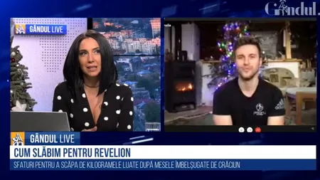 GÂNDUL LIVE. Paul Adrian, antrenor de fitness: „Mâncăm câte puțin din fiecare” / „Ieșim afară la mișcare, măcar o oră”