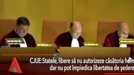 Decizie CJUE în privința căsătoriilor homosexuale