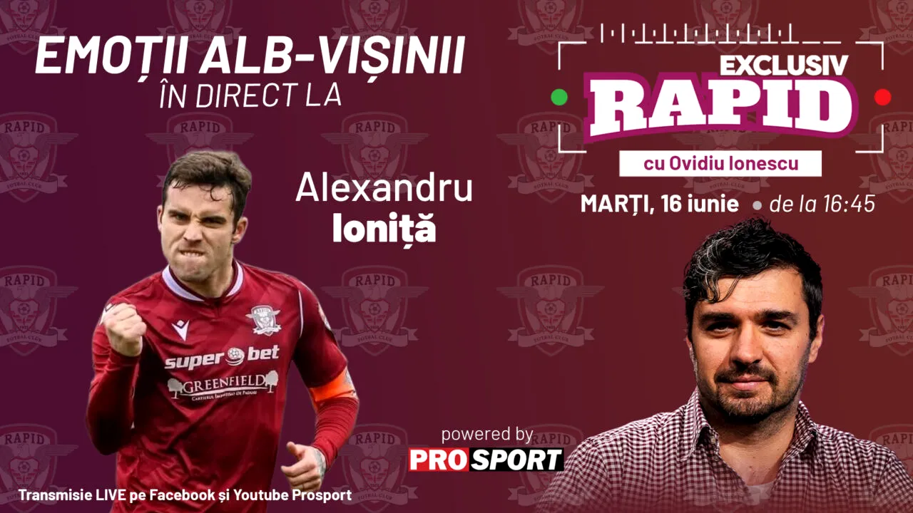 A început treaba la Rapid. 