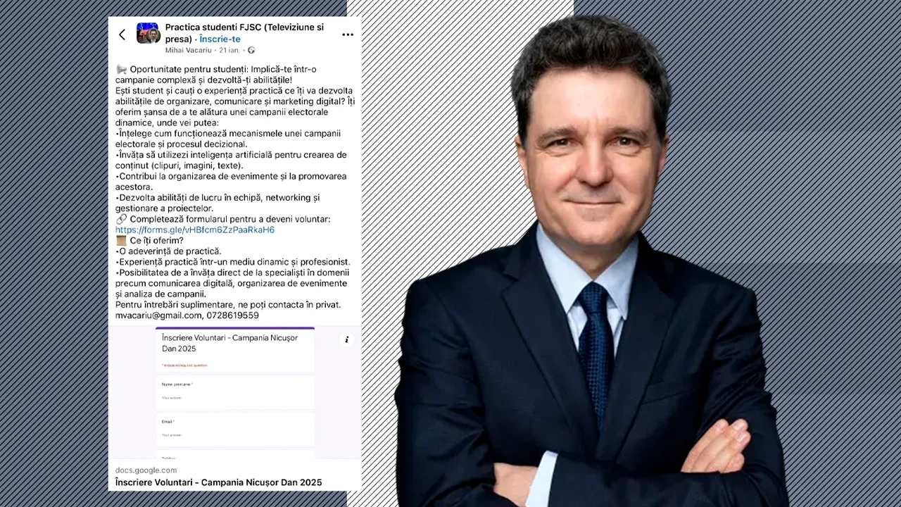 Recrutare POLITICĂ de pe băncile universității. Un profesor de la Facultatea de Jurnalism a strâns voluntari pentru campania lui Nicușor Dan