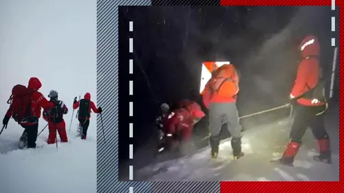 VIDEO | Cum a fost salvat un tânăr care s-a aventurat pe Transfăgărășan, prin zăpadă, pe un viscol năprasnic