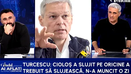 Cioloș, în cărți pentru o nouă sinecură. Turcescu: N-a muncit o zi în viață/A slujit pe oricine a trebuit/Un produs al statului francez