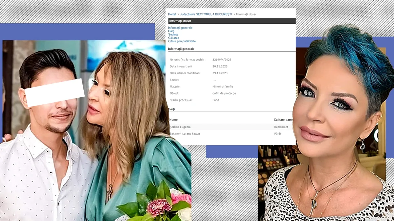 EXCLUSIV | Actrița Eugenia Șerban a obținut ordin de protecție împotriva fiului ei. Ce a dus la ruptura dintre vedetă și tânărul de 30 de ani