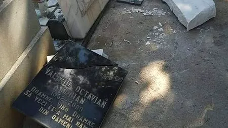 Mormântul lui Valeriu Sterian, VANDALIZAT: Un gest care nu are nimic de-a face cu OMENIA