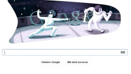 LONDRA 2012. SCRIMA, sportul căruia GOOGLE îi dedică astăzi un logo special