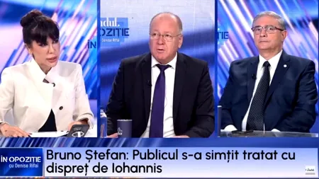 Bruno Ștefan: „Klaus Iohannis a creat acest val” + „Publicul s-a simțit tratat cu dispreț”