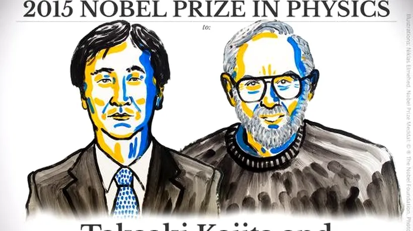 NOBEL 2015. Cercetătorii Takaaki Kajita și Arthur B. McDonald au primit premiul Nobel pentru fizică