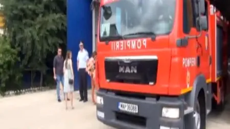 La Galați, pompierii sting incendiile 