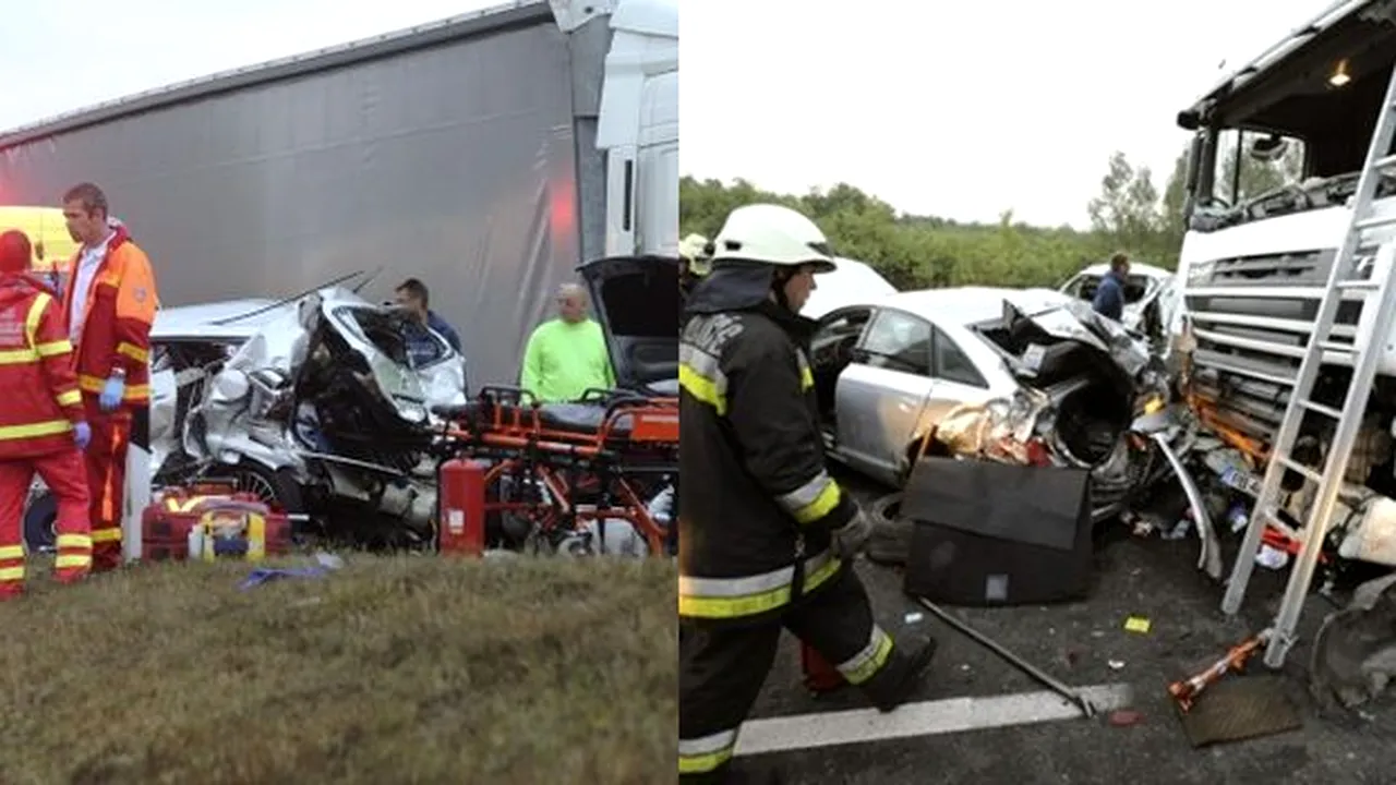 ACCIDENT ÎN UNGARIA. 3 români MORȚI și 18 răniți. Guvernul trimite un avion militar pentru a prelua victimele