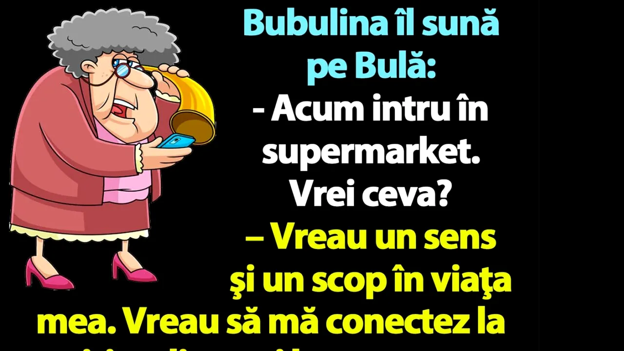 BANC | Bubulina îl sună pe Bulă: 