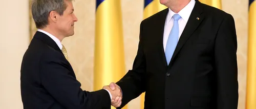Prima promisiune a lui Klaus Iohannis pentru Guvernul Cioloș