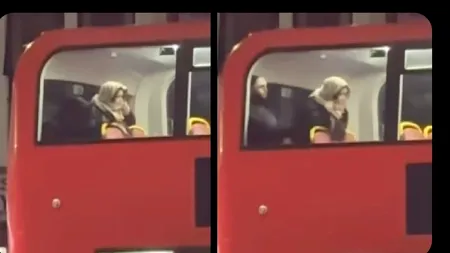 Moment incredibil în Londra: un cuplu a fost filmat cum întreținea acte sexuale într-un troleibuz. Imaginile au devenit virale