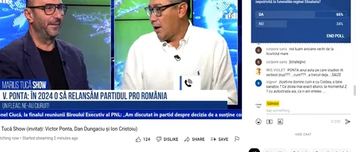 Poll Marius Tucă Show: „Credeți că prima doamnă a <i class='ep-highlight'>României</i> a avut o atitudine nepotrivită la funeraliile reginei Elisabeta?”