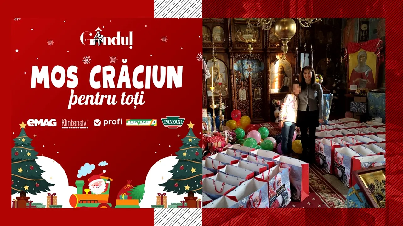 EXCLUSIV VIDEO | Gândul Media Network, campanie umanitară - ”Moș Crăciun pentru Toți”: „Lumini de bucurie în casele unde speranțele erau stinse”