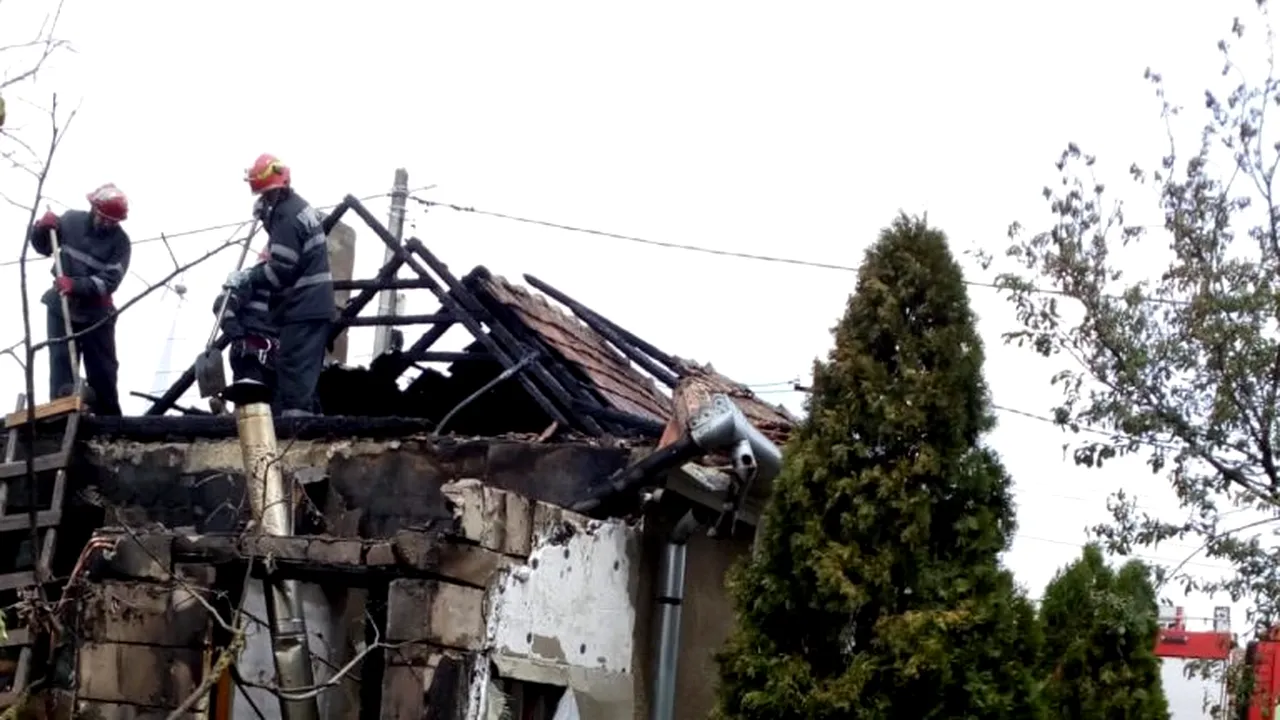 CLUJ. Femeie intoxicată cu monoxid de carbon în urma unui incendiu